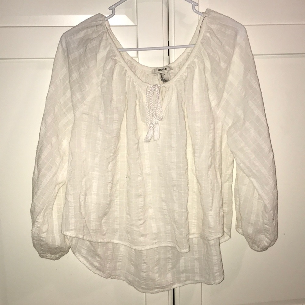 White shirt. Forever 21! Size small!